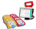 Medtronic Physio-Control AED Training Pads- Set consists of five (5) pairs of reusable AED training electrodes, cable/connector assembly and reusable pouch. 11250-000012