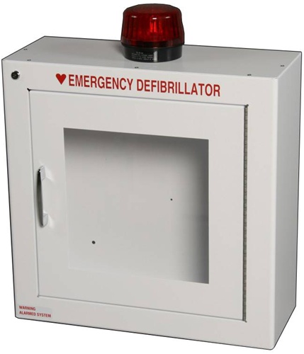 aed cabinets - aed wall cabinet with alarm & strobe 180sm-14r