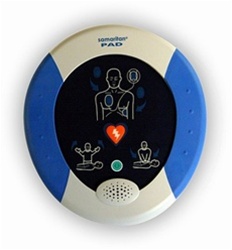 Heartsine Samaritan PAD AED with everyday people in mind HeartSine designed an AED interface that guides even the most infrequent user throughout the rescue process. PAD-BAS-US-05