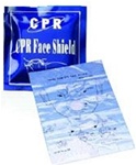 AdSafe CPR Face Shield Foil Pack. The Adsafe™ CPR Face Shield is a great product for CPR Instructors to give away during classes. Foil pack fits great into wallet or purse. 4055-10-EA