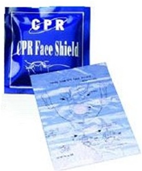 AdSafe CPR Face Shield Foil Pack. The Adsafe™ CPR Face Shield is a great product for CPR Instructors to give away during classes. Foil pack fits great into wallet or purse. 4055-10-EA