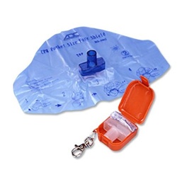 The Adsafe Plus CPR barrier is inexpensive and features a compact barrier with mouthpiece and a filtered one way valve for CPR. User friendly design protects the rescuer and helps eliminate hesitation when performing CPR. 4056