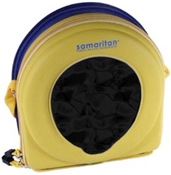The Heartsine Samaritan® PAD AED replacement AED custom designed case with two zippered compartments. PAD-BAG-01